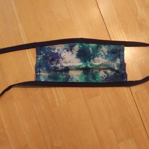 Handmade tie dye masks. Hand sewn. Spring. Hippie